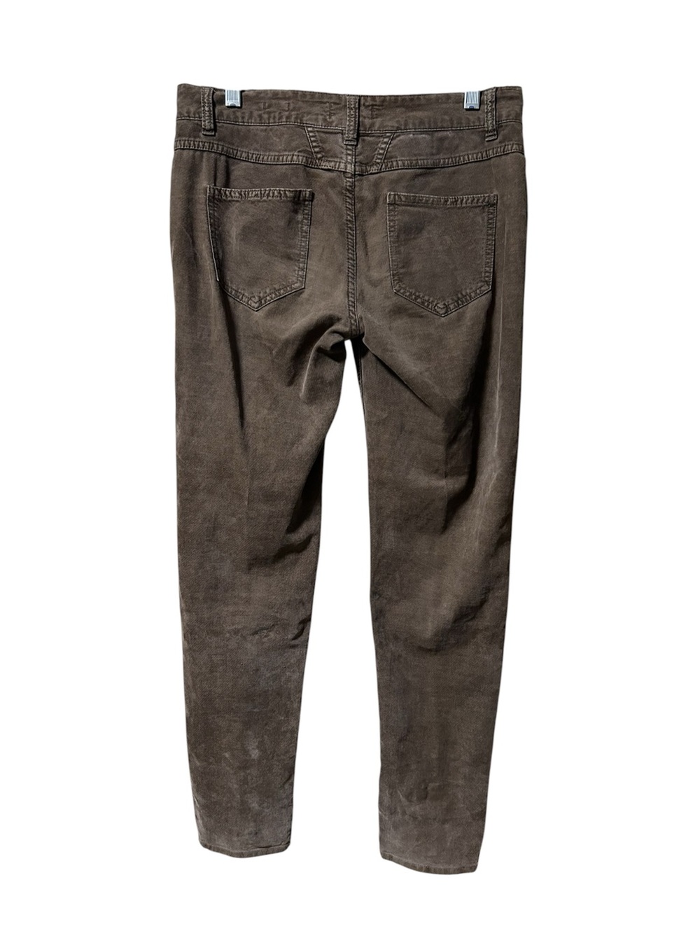 Closed Anthropologie Pedal X Slim Jeans Womens Size 25 Brown Velour Denim Italy - Picture 3 of 7